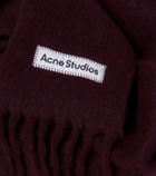 Acne Studios Fringed alpaca, wool, and mohair-blend scarf