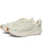 Hoka One One x Satisfy Clifton LS Sneakers in Celadon Tint/Whisper White