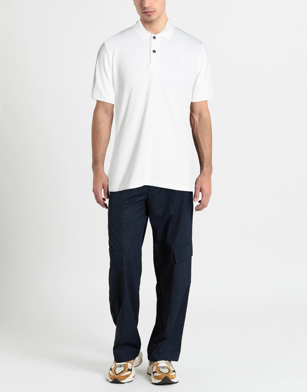 Dondup Mens Polo shirt in White