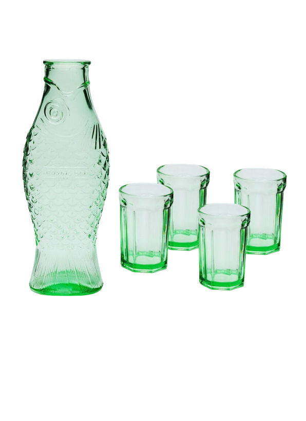 Photo: Serax Fish and Fish Carafe And Glasses Set