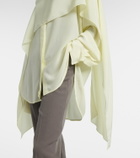 Calvin Klein Collection Kiki draped silk blouse