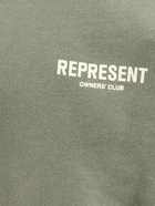 Represent   Sweatshirt Green   Mens