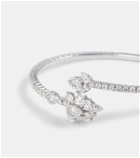 Yeprem 18kt gold bangle bracelet with diamonds