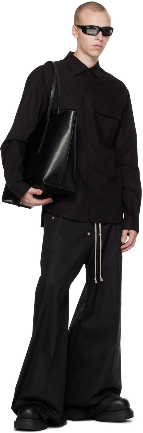 Rick Owens Black Geth Bela Trousers