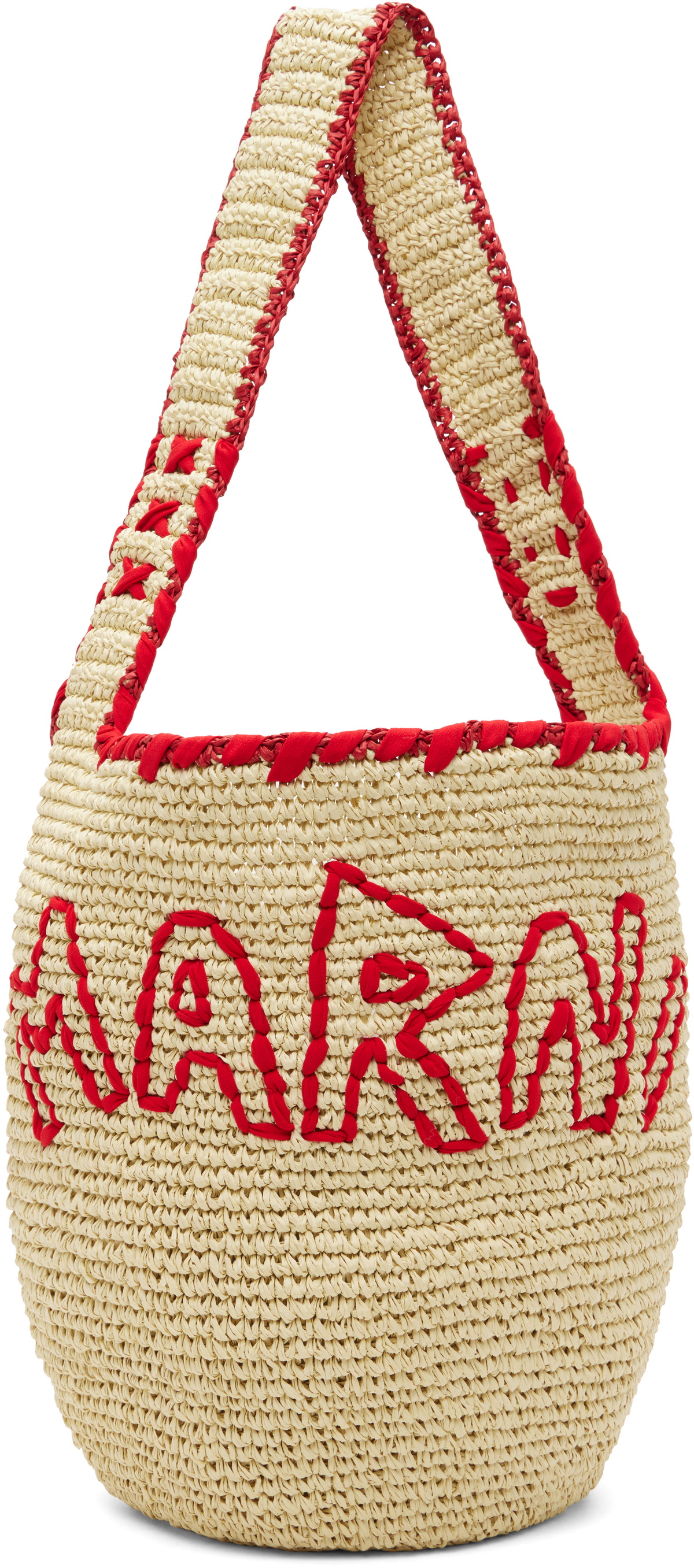 Marni Beige Nassa Medium Tote