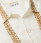 Our Legacy - Elder Embroidered Linen Shirt - White