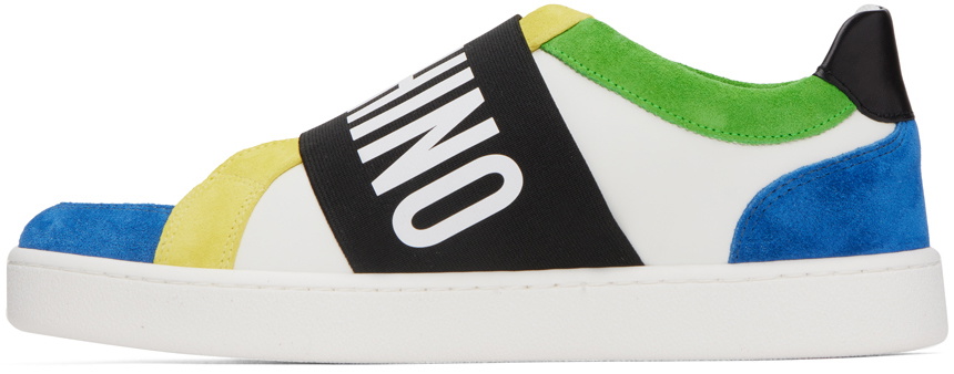 multicolor slip on sneakers