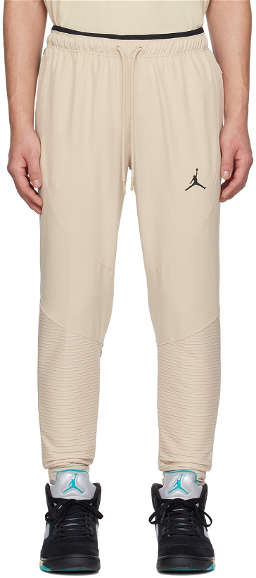 Photo: Nike Jordan Beige Paneled Sweatpants