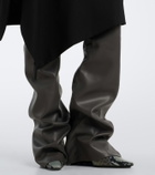 The Attico Robin snake-effect over-the-knee boots