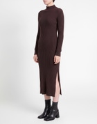 Berna Womens Midi dress in Brown