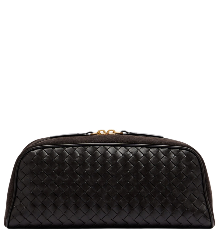 Photo: Bottega Veneta Intrecciato leather clutch