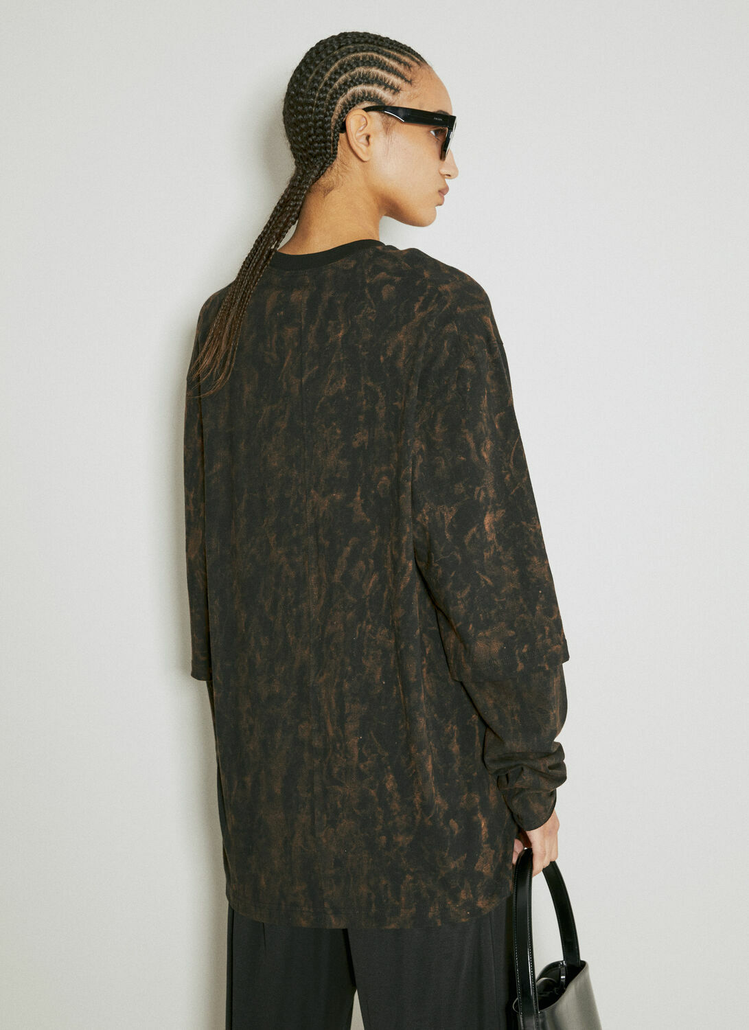 Song for the Mute Distressed Logo Print Sweatshirt
