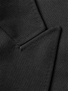 SECOND / LAYER - Maestro Double-Breasted Wool Blazer - Black