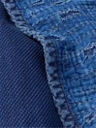 Blue Blue Japan - Reversible Patchwork Cotton and Linen-Blend Jacket - Blue