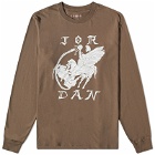 Air Jordan Men's Long Sleeve Artists Series T-Shirt in Palomino
