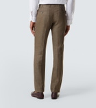 Kiton Linen, wool, and silk suit