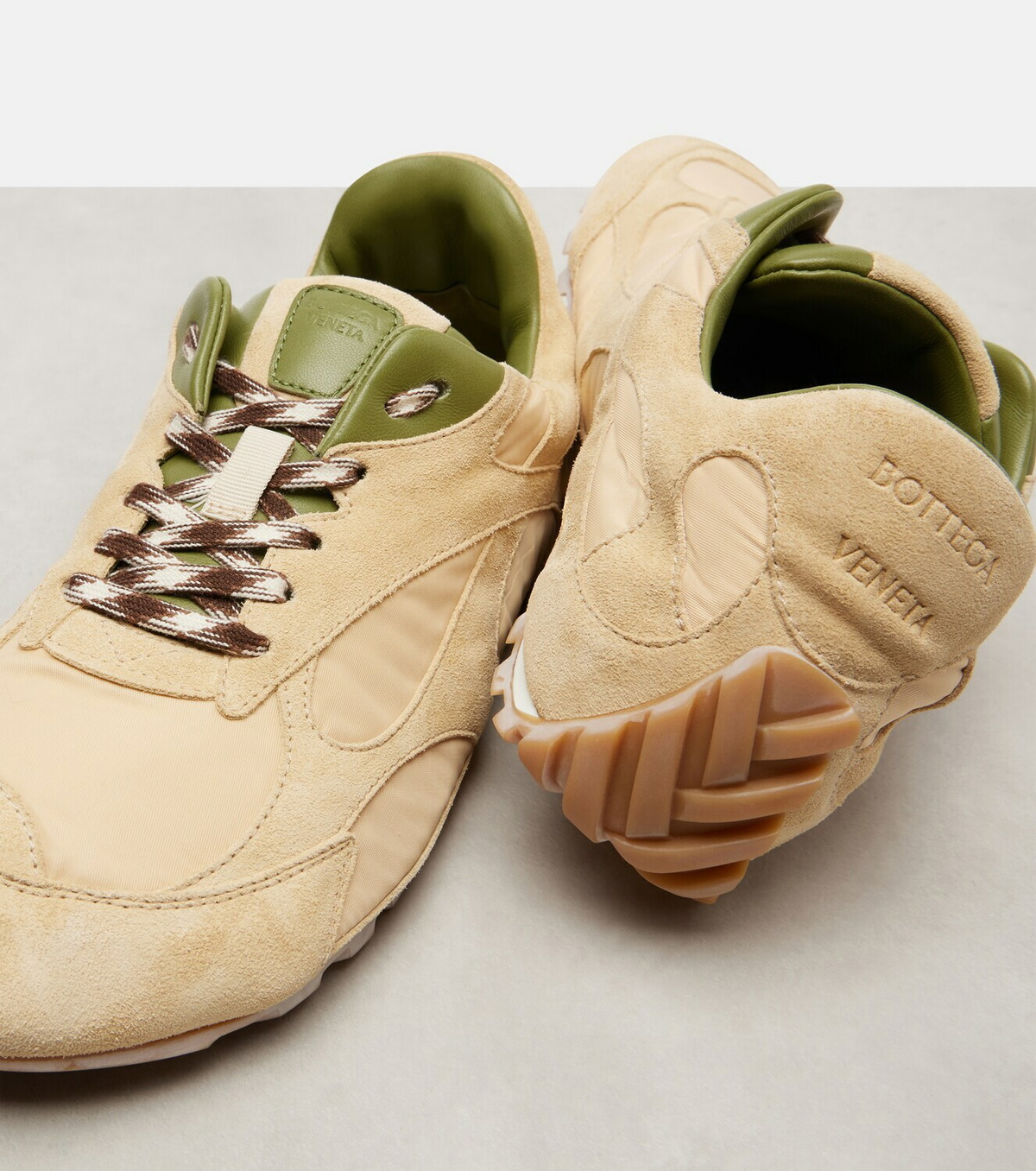 Bottega Veneta Orbit Flash Suede trimmed Sneakers Bottega Veneta Bottega Veneta Orbit Flash Suede trimmed Sneakers Bottega Veneta
