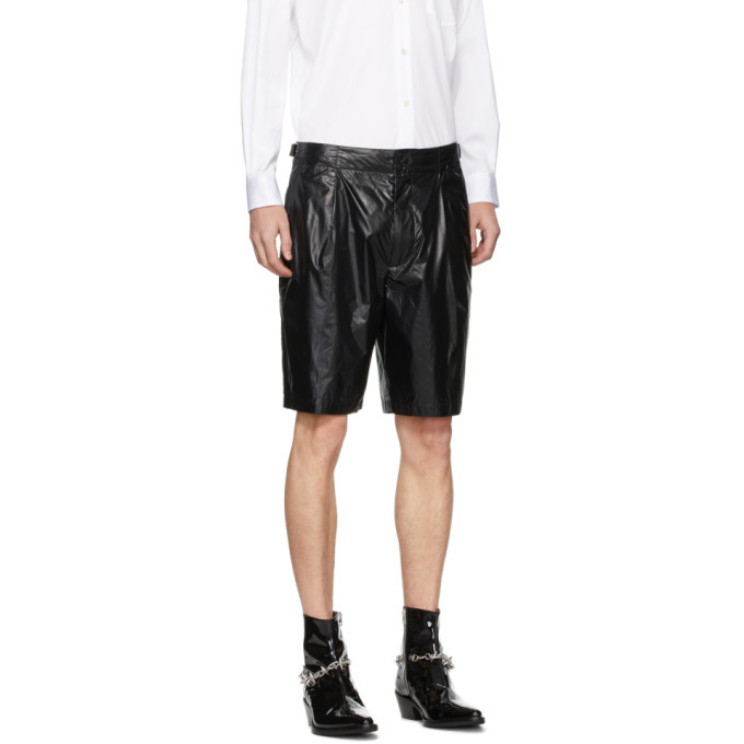 Nomenklatura Studio Black Nylon Shorts