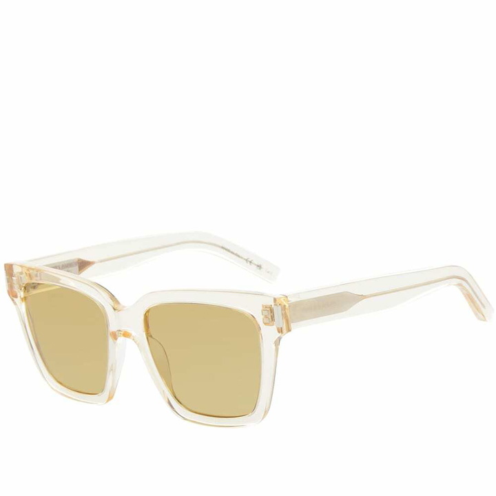 Photo: Saint Laurent Sunglasses Saint Laurent SL 507 Sunglasses in Yellow/Green