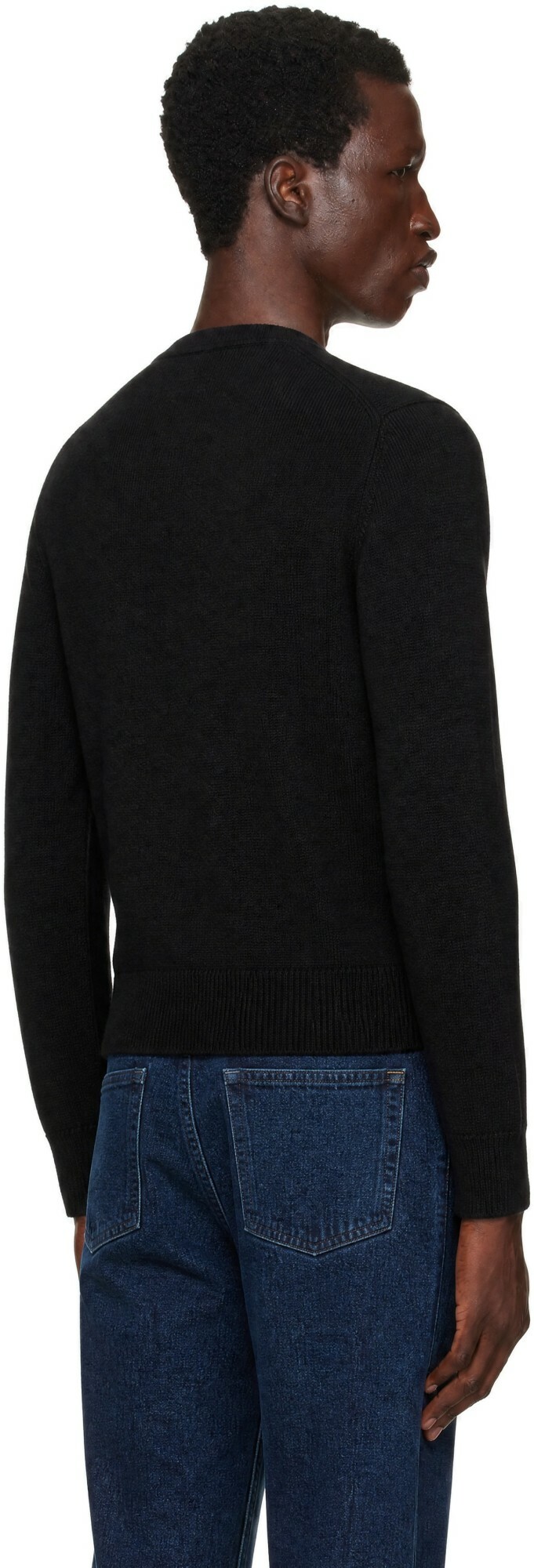 rag & bone Black Vernon Cashmere Sweater