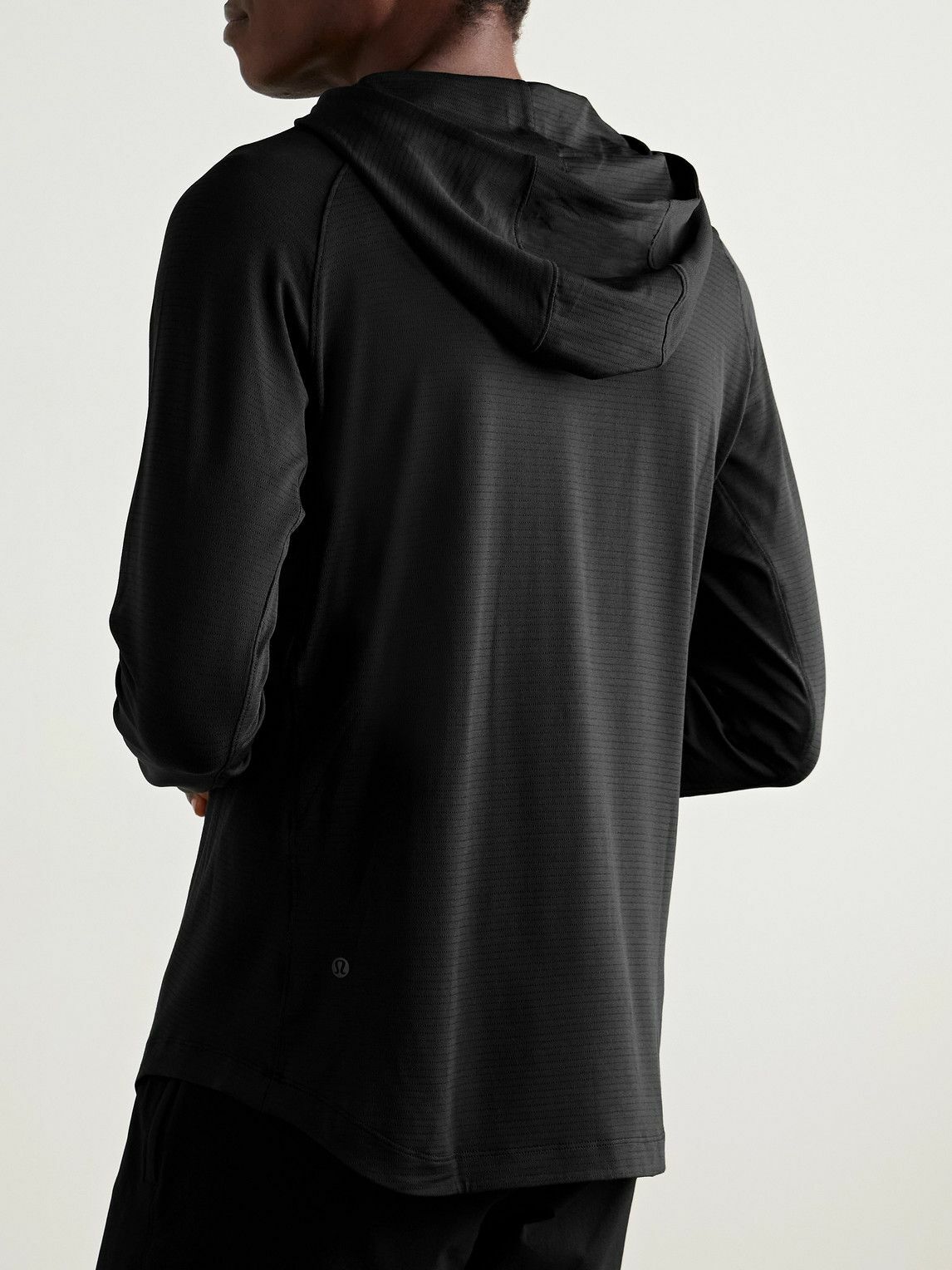Lululemon - License to Train Stretch Recycled-Jersey Hoodie - Black