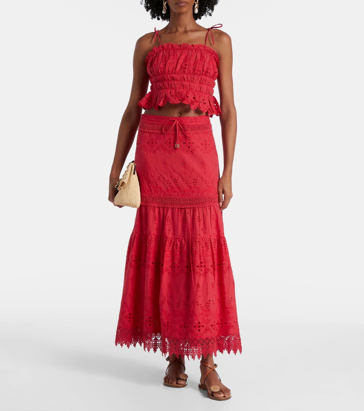 Melissa Odabash Alessia cotton maxi skirt