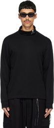 MASTERMIND WORLD Black Loopwheel Turtleneck