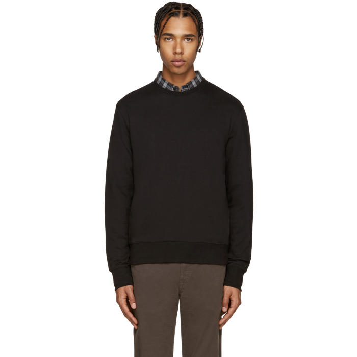 スウェット Acne Studios Sweat Shirts Casey Black Acne Studios Black Casey Sweatshirt Acne Studios