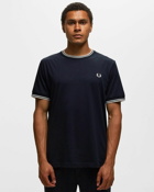 Fred Perry Twin Tipped T Shirt Blue - Mens - Shortsleeves