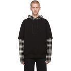 1017 ALYX 9SM Black Flannel Fleece Hoodie