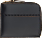 COMME des GARÇONS WALLETS Black Triple Stitch Wallet