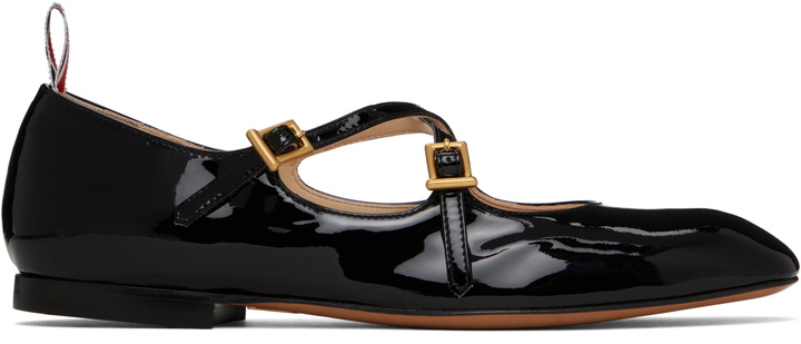 Photo: Thom Browne Black Thom John Ballerina Flats