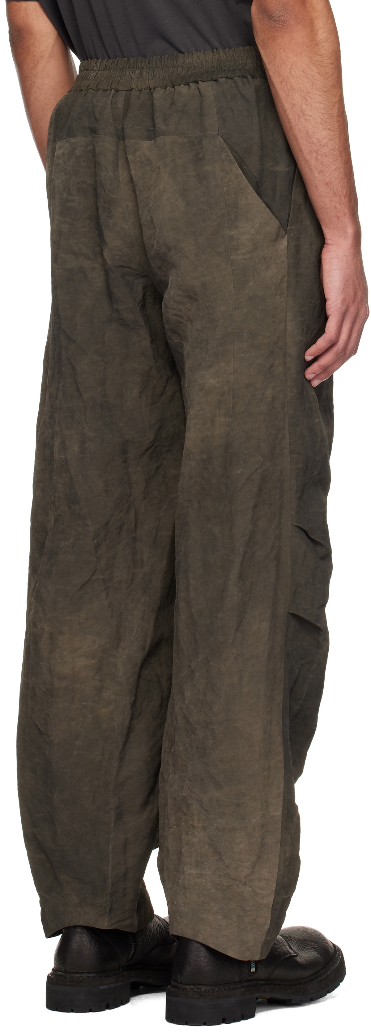DEVOA Gray Baggy Trousers