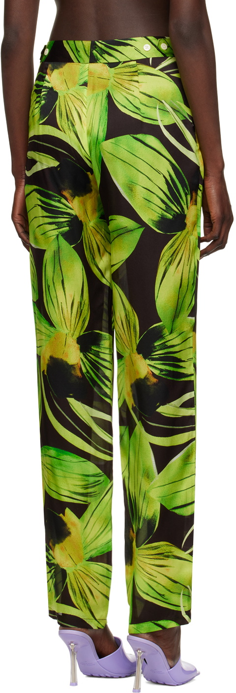 Louisa Ballou Green Cruise Trousers