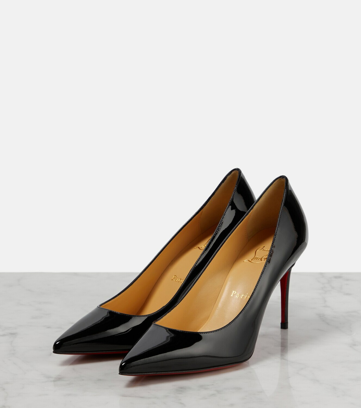 Christian Louboutin Kate 85 patent leather pumps Christian Louboutin