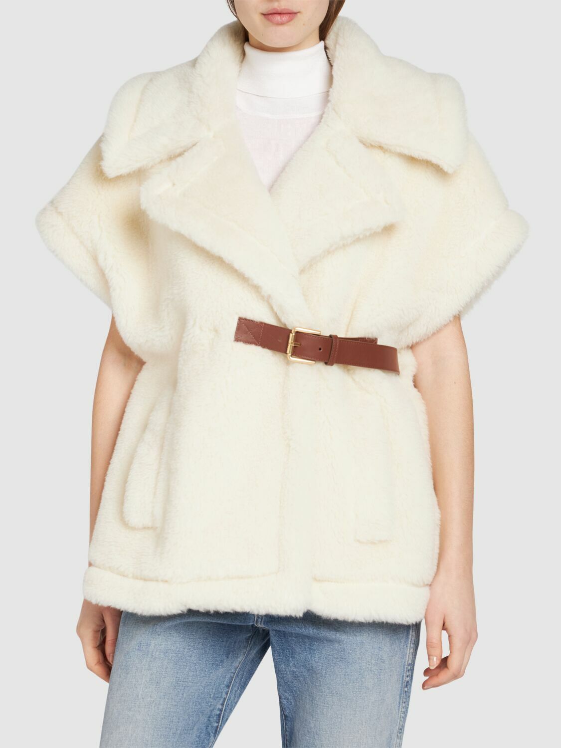 MAX MARA New Abavo1 Teddy Cape Max Mara