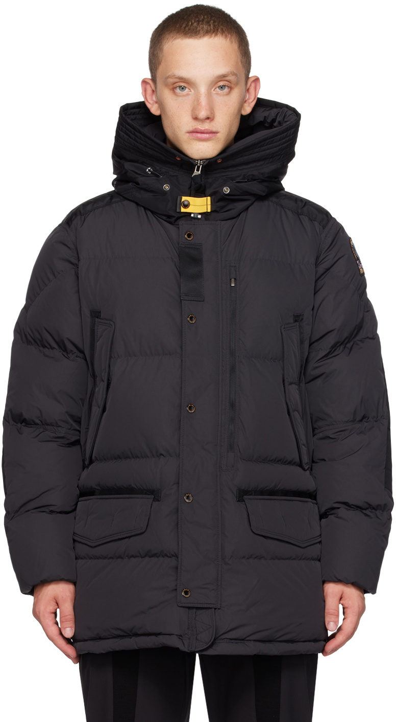 Parajumpers Black Nylon Full-Length Jacket main image 1