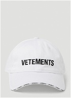 VETEMENTS - Iconic Logo Baseball Cap in White