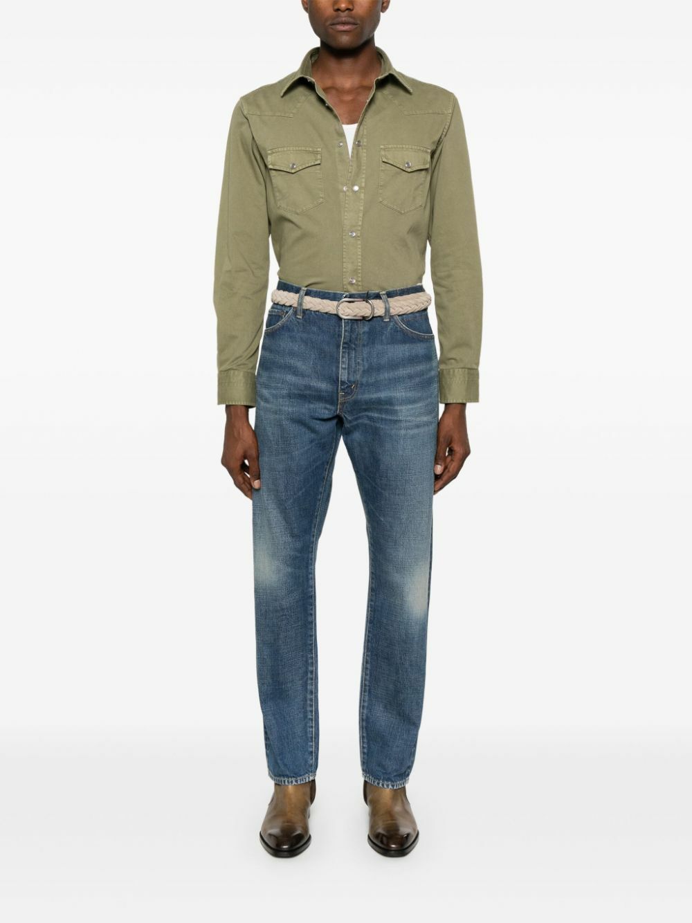 TOM FORD - Man - Green - T-shirt main image 1