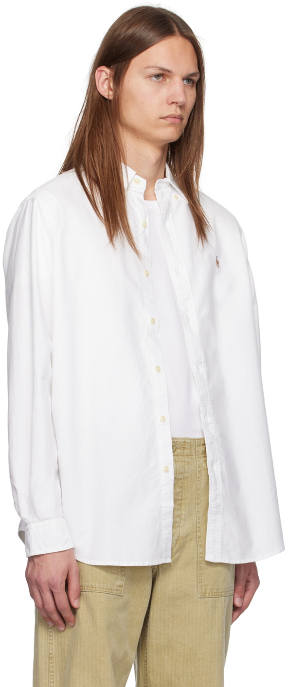 Ralph lauren white oxford shirt best sale