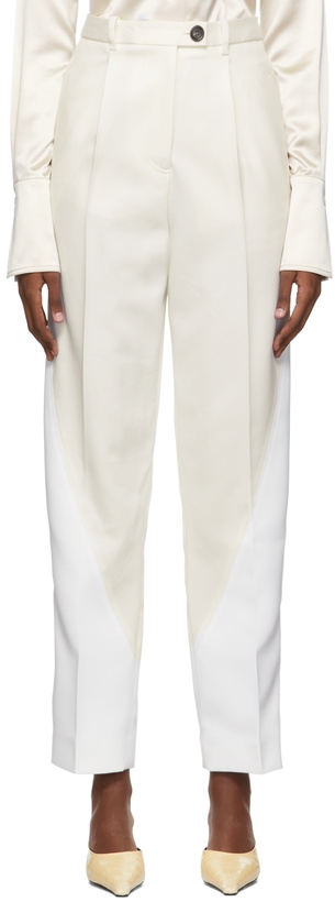 Photo: Peter Do White Wool Trousers