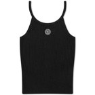 Sporty & Rich Women's SRHWC Ribbed Tank in Black