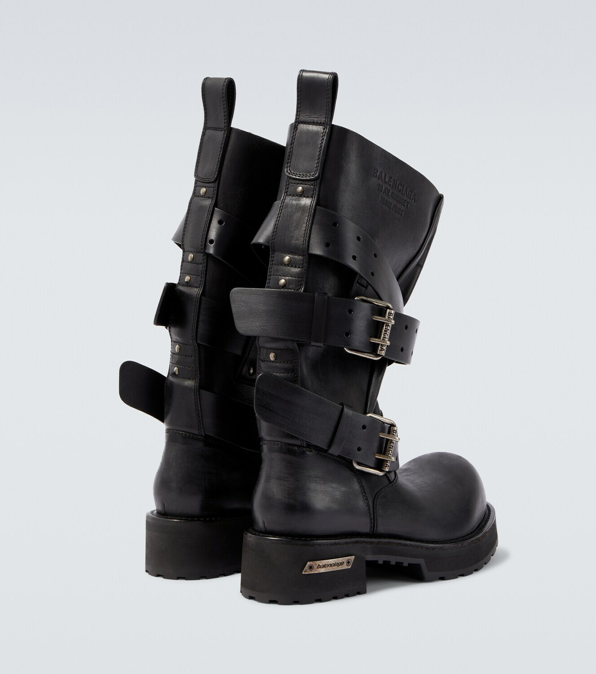 Balenciaga Venom leather biker boots Balenciaga