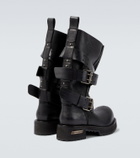 Balenciaga Venom leather biker boots