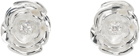 Hatton Labs Silver Wild Rose Stud Earrings