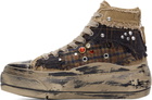 R13 Brown Kurt High Top Sneakers
