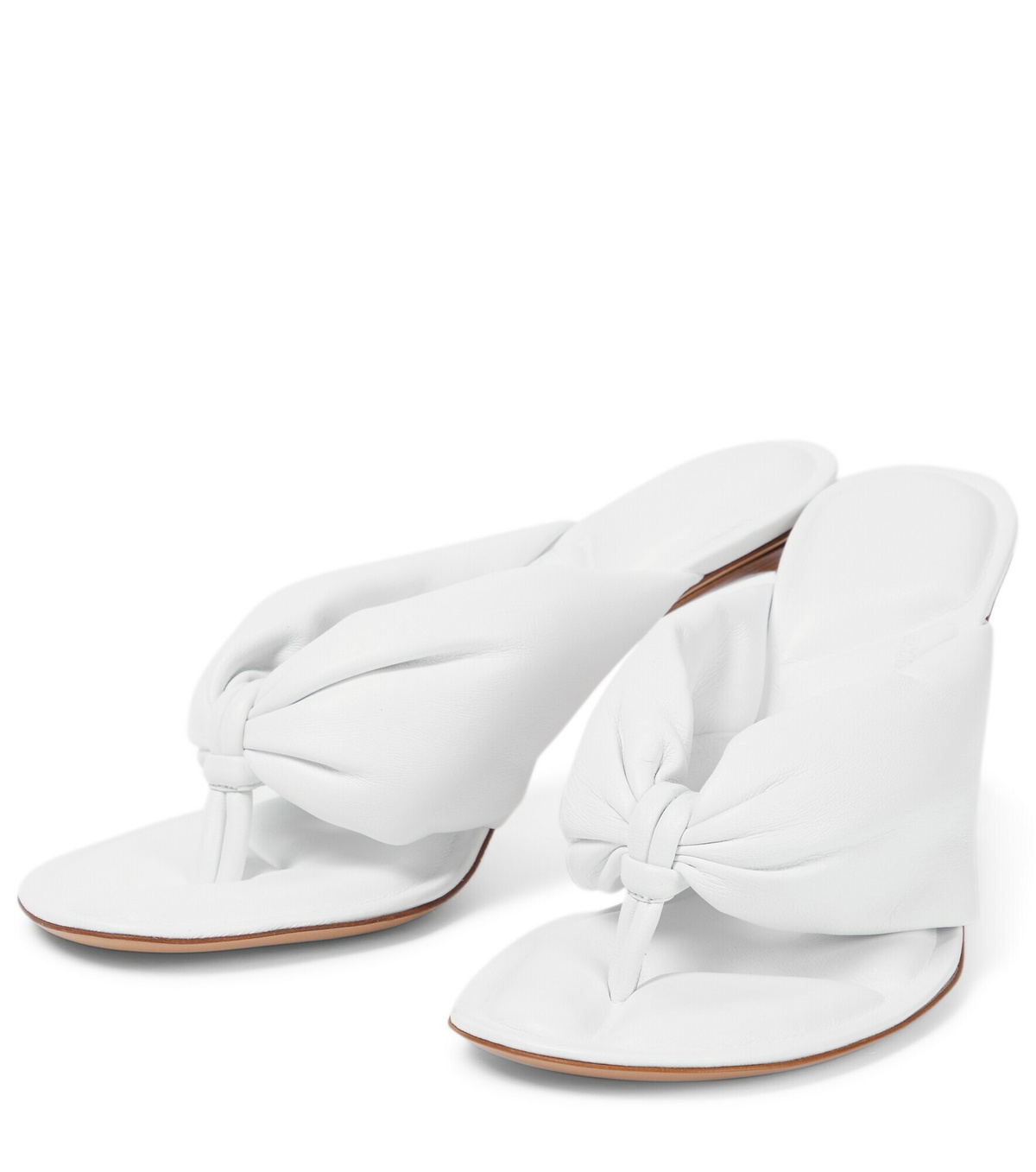 Jacquemus - Les Sandales Nocio leather thong sandals