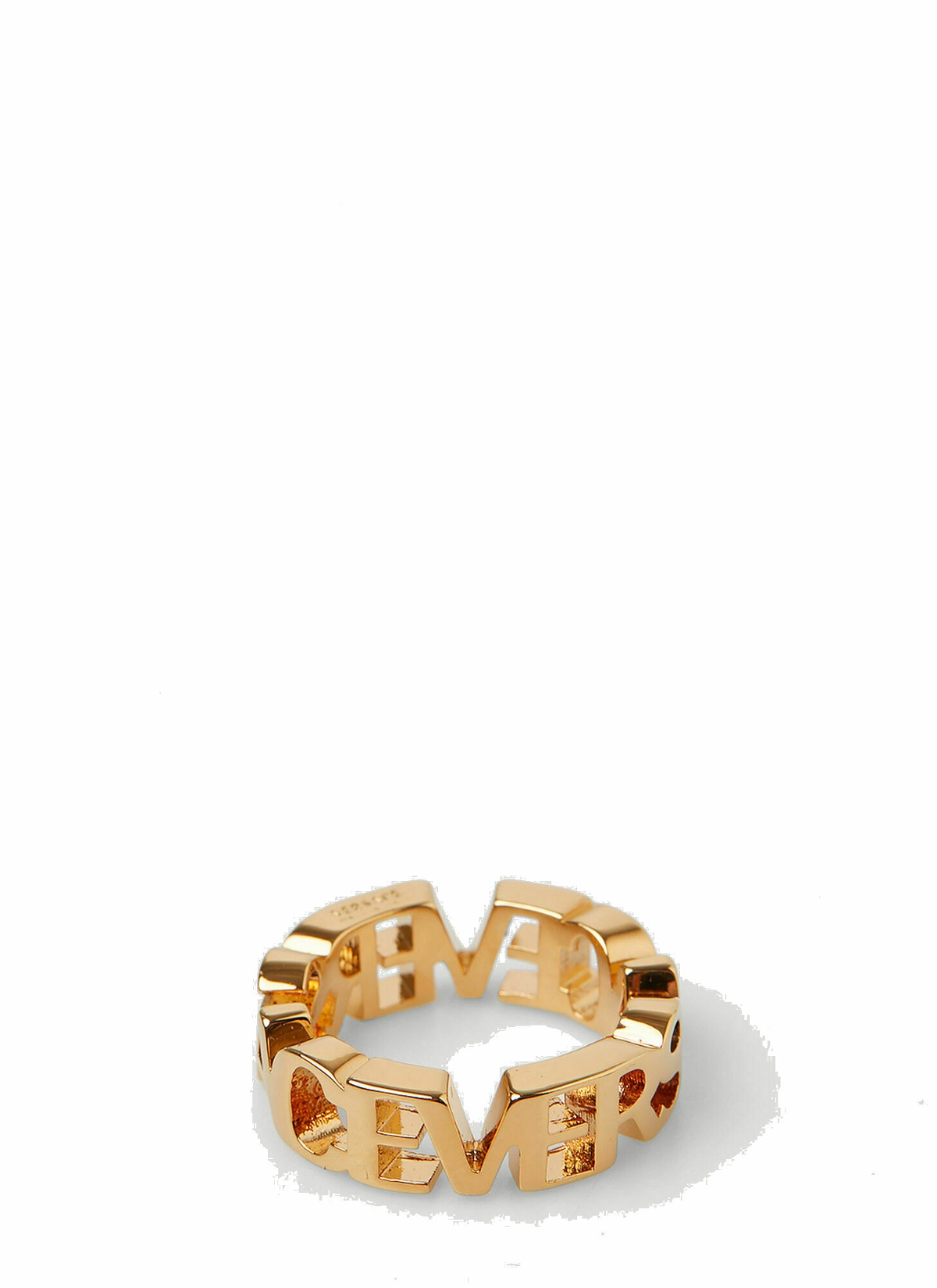 Photo: Versace - Logo Ring in Gold