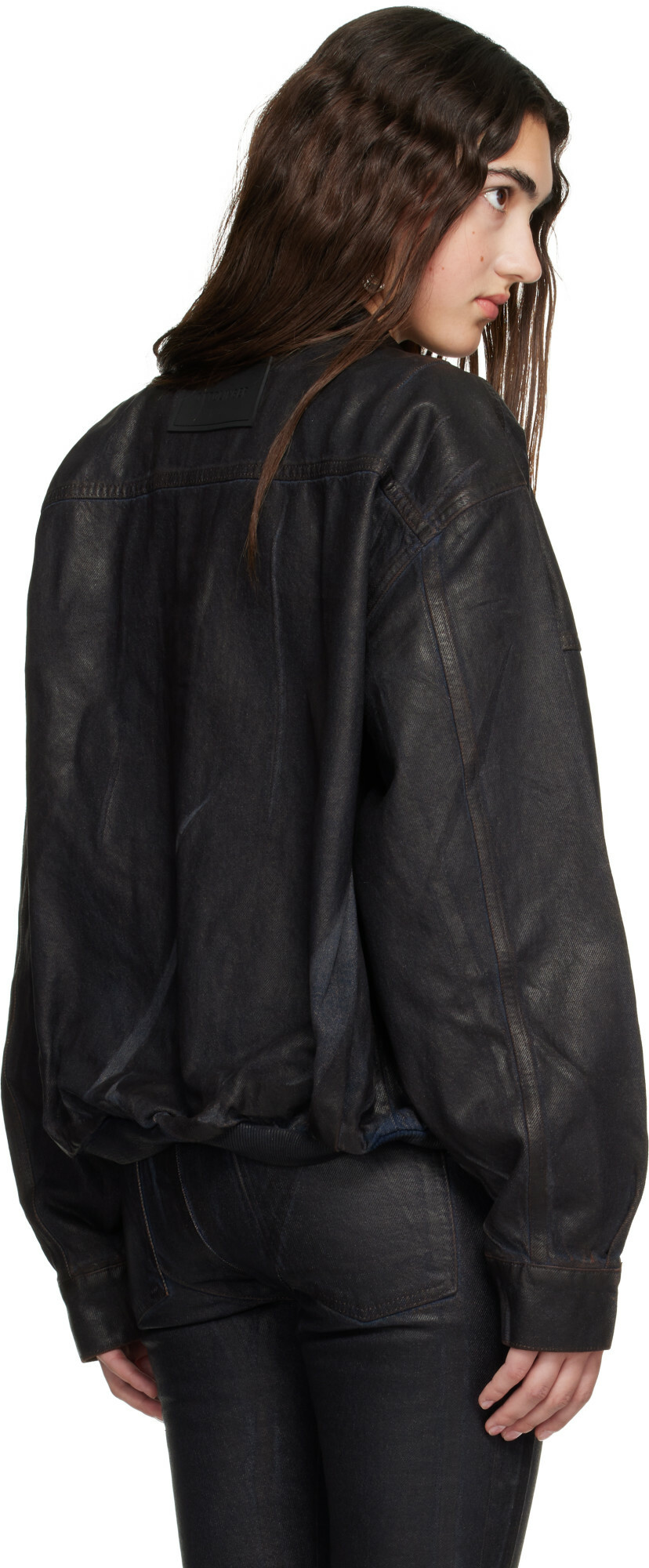 Ottolinger Brown Glazed Flex Denim Jacket