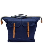 Ally Capellino Frank Waxed Cotton Rucksack in Navy